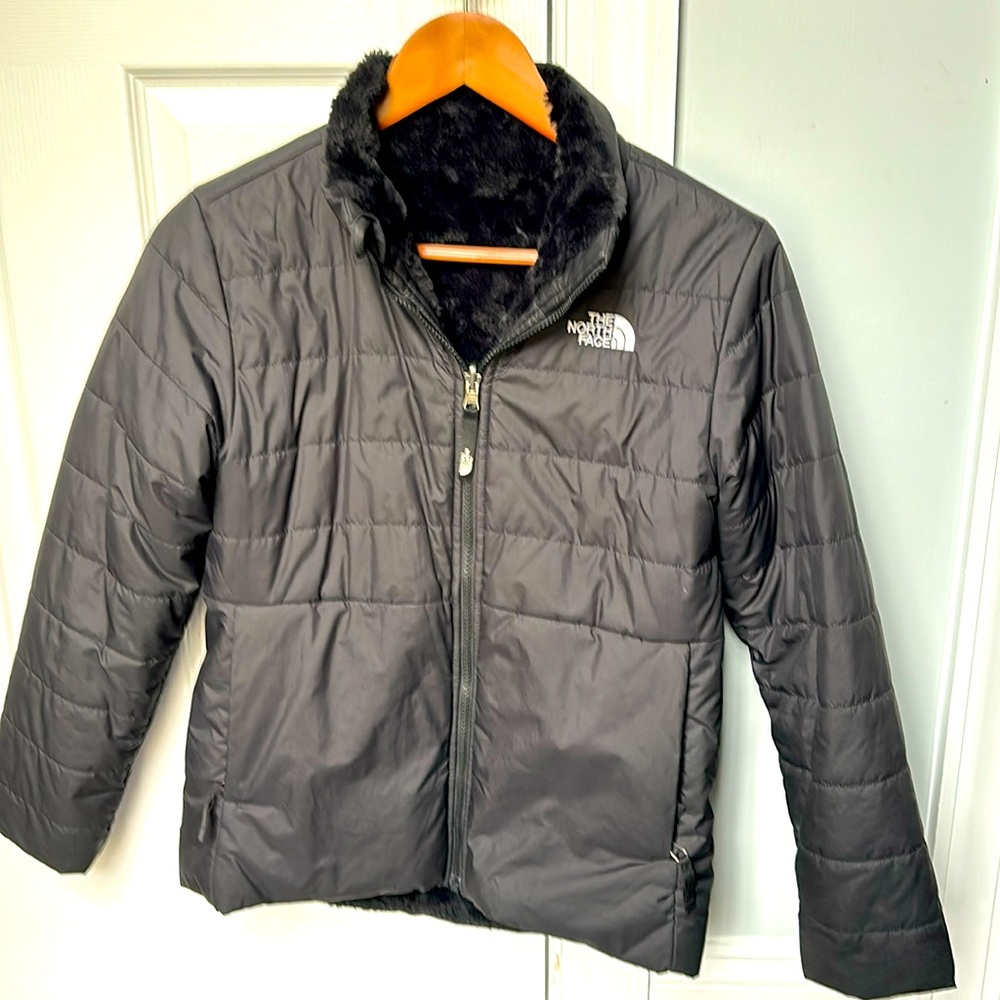 Girls North Face black jacket